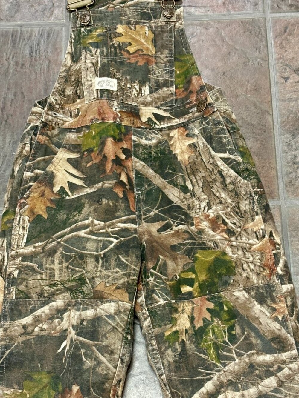 ~~Bass Pro Shops Realtree Camo Bib Overalls Kids Small Outdoors..VGUC!!!!